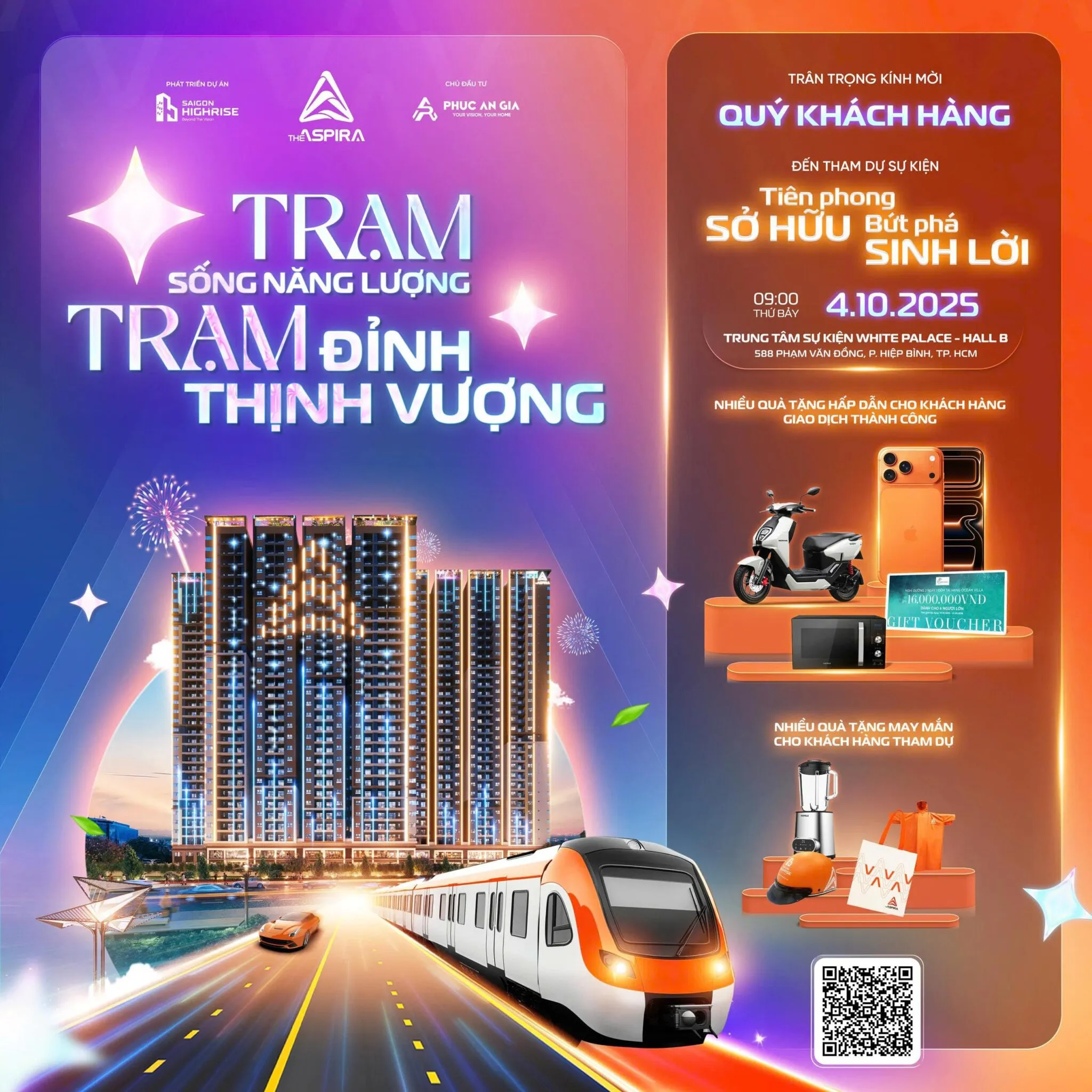 The Aspira tổ chức sự kiện đặc quyền, trạm năng lượng – trạm thịnh vượng